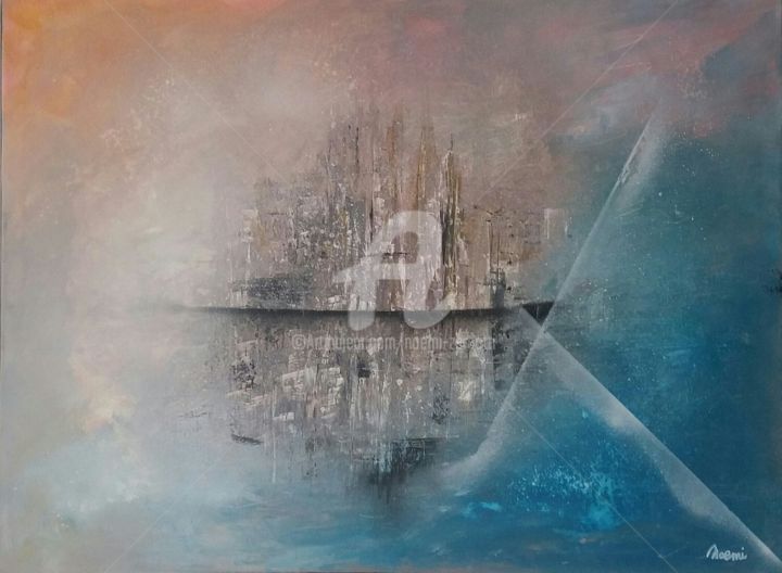 Картина под названием ""Mystère"" - Noemi Zerbotti, Подлинное произведение искусства, Акрил