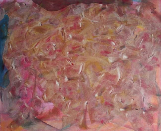 Peinture intitulée "Abstrait 2" par Romain Challe, Œuvre d'art originale