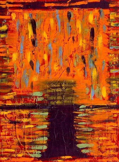 Картина под названием "Древо жизни" - Андрей Жилин, Подлинное произведение искусства, Масло