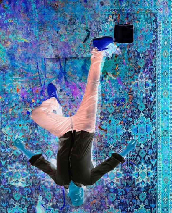 Photography titled "Photographie - ATTE…" by Norbert Engel, Original Art, Manipulated Photography Mounted on Stretcher frame