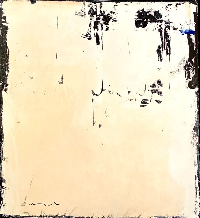 제목이 "Peinture Acrylique…"인 미술작품 Norbert Engel로, 원작, 아크릴 나무 들것 프레임에 장착됨