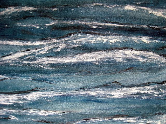 Malerei mit dem Titel "Meer" von Norbert Haß, Original-Kunstwerk, Öl
