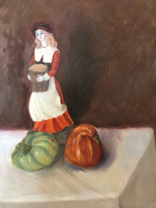 Картина под названием "Harvest time" - Nova Konstanti, Подлинное произведение искусства, Масло