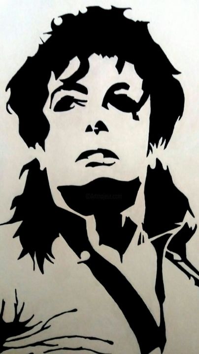 Pintura titulada "Michael" por Nelson Paris, Obra de arte original, Acrílico