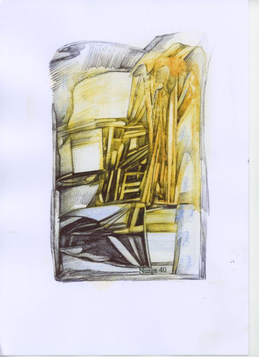 Desenho intitulada "LE JEU DES TRONES" por Nuage 40, Obras de arte originais, Canetac de aerossol