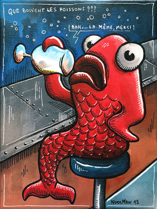 Poisson Painting By Nuocman Artmajeur Poisson Painting By Nuocman Artmajeur