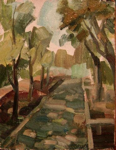 Painting titled "bl" by Victoria Ceban, Original Artwork