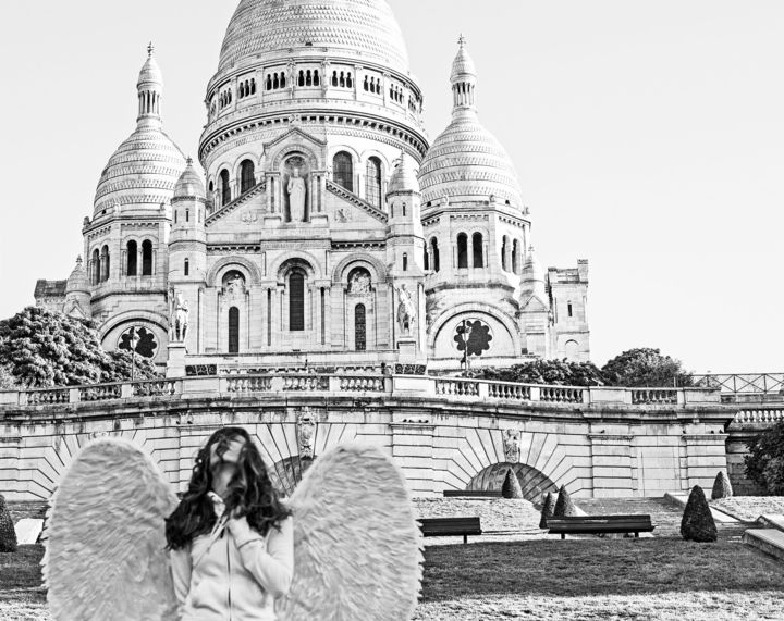 Fotografia zatytułowany „"Sacre coeur"” autorstwa Natalia Zavialova, Oryginalna praca, Fotografia cyfrowa