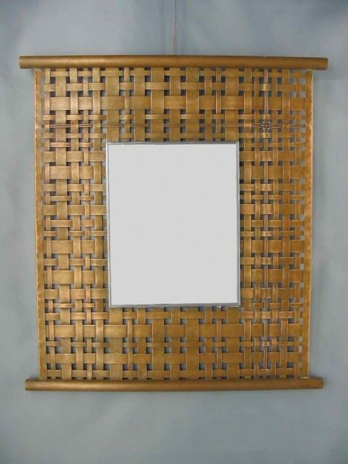 Design titled "miroir tissé cuivre" by Jacques Menu, Original Artwork