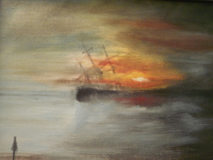 Pittura intitolato "a-la-turner-juin-20…" da Ocean Kansas, Opera d'arte originale