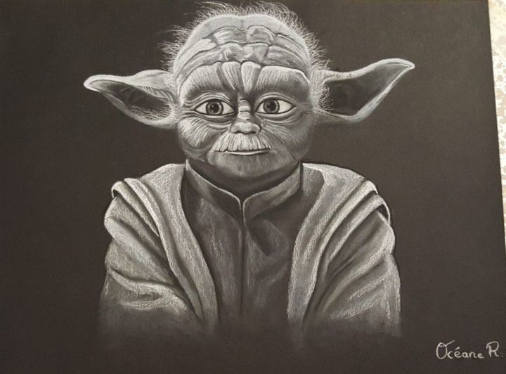 Yoda, Рисунок - Océane Rousseeuw | Artmajeur