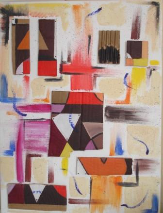 Painting titled "Confusion" by Cesc, Original Artwork