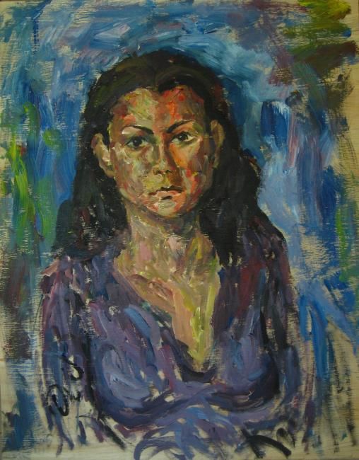 Painting titled "Claudia" by Ocell, Original Artwork