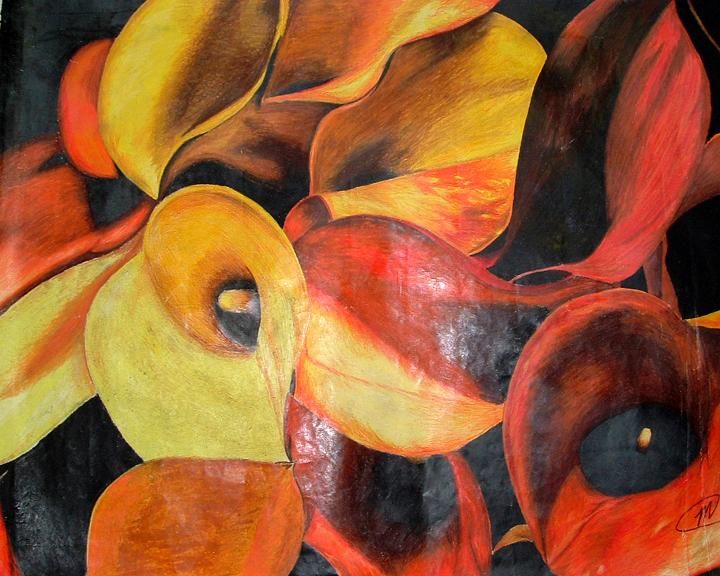 Malarstwo zatytułowany „fall” autorstwa Matthew Odegard, Oryginalna praca, Olej