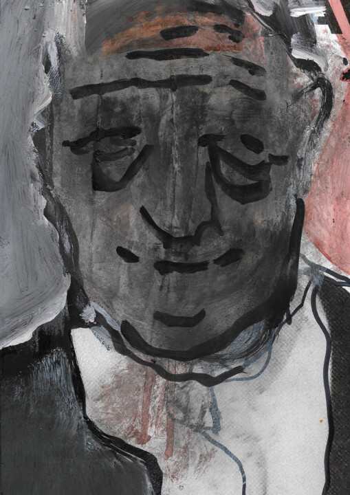 Peinture intitulée "Madoff" par Odetka Tuduri, Œuvre d'art originale, Acrylique