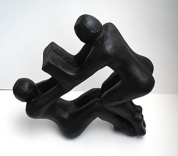 Sculpture titled "Symbiosis nr. 11/ "…" by Mikala Lykke, Original Artwork
