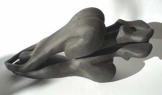 Sculpture titled ""Praying to one´s g…" by Mikala Lykke, Original Artwork