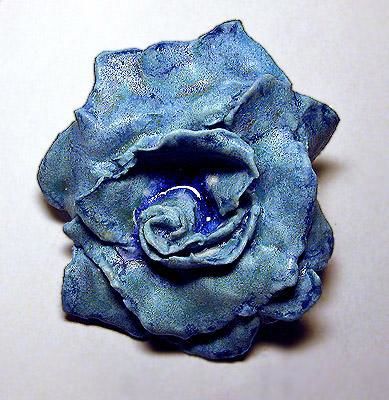Artcraft titled "blue and lightblue…" by Mikala Lykke, Original Artwork