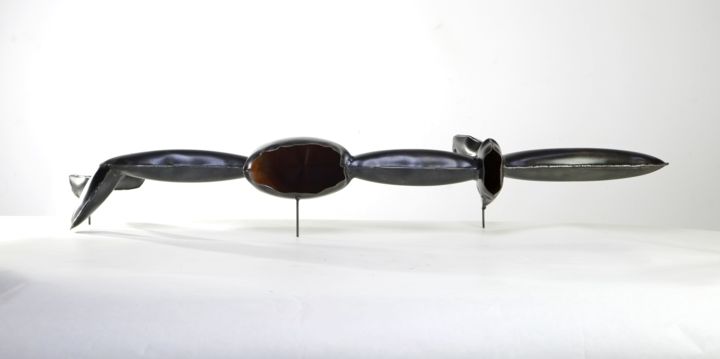Sculpture titled "Form 33" by Vilgeniy Melnikov (Ofely Art), Original Art, Metals