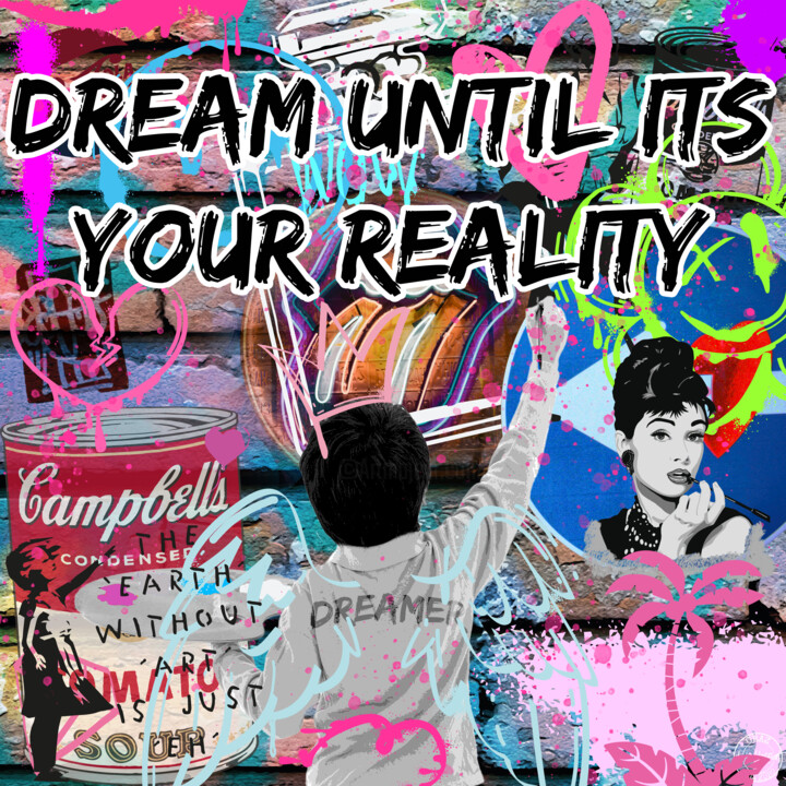「Dreams」というタイトルのデジタルアーツ Daveschloffiによって, オリジナルのアートワーク, デジタルコラージュ