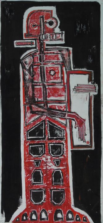 Painting titled "Faust 2" by Ciro, Original Artwork, Acrylic