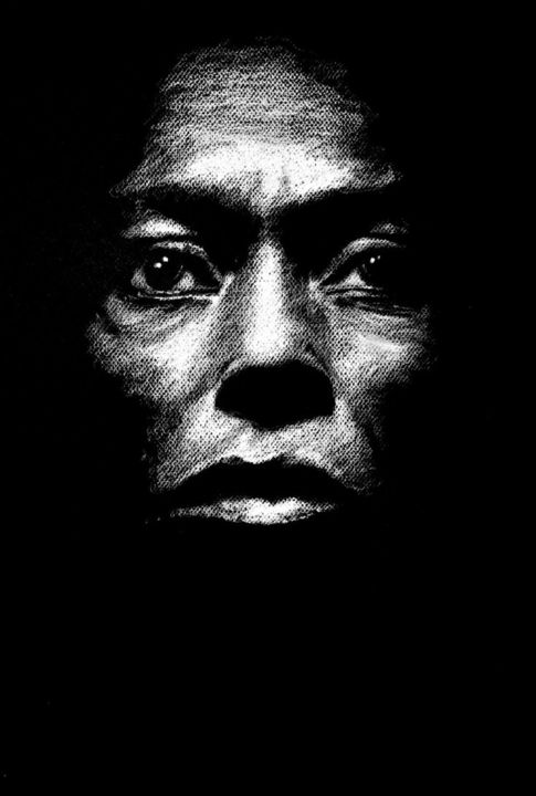 Рисунок под названием "miles davis.jpg" - Oilbigbrozer Orwell, Подлинное произведение искусства, Пастель