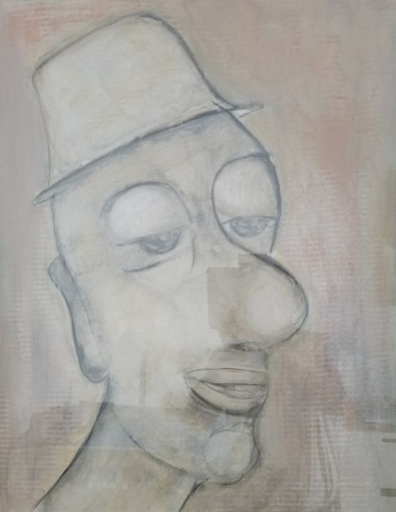 Painting titled "Rigolo" by Pulsart, Original Artwork