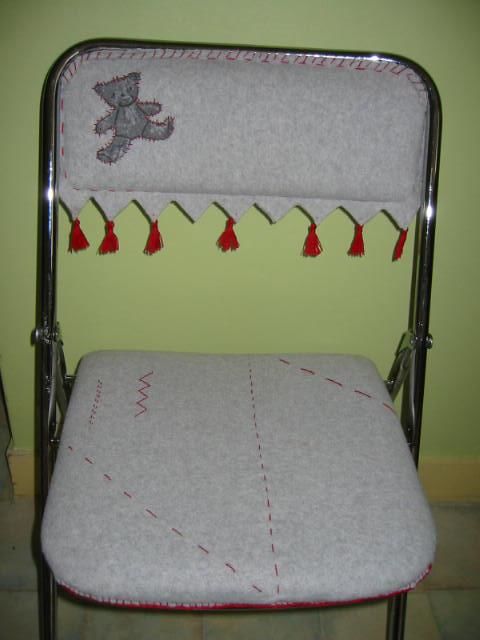 Design intitulée "chaise nounours" par Naty Kuno, Œuvre d'art originale