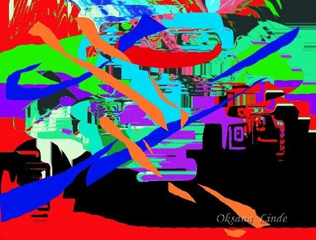 Цифровое искусство под названием "M.A 111" - Oksana Linde, Подлинное произведение искусства, Цифровая живопись