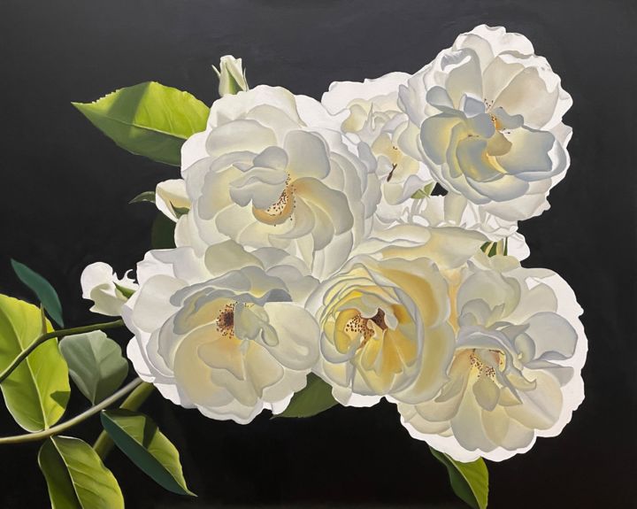 Malarstwo zatytułowany „THE GLOW” autorstwa Oksana Vinnichenko, Oryginalna praca, Olej