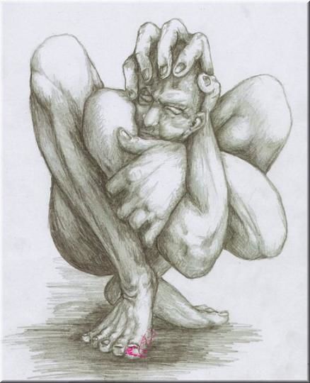 Drawing titled "L.jpg" by Oktay Örnek, Original Artwork