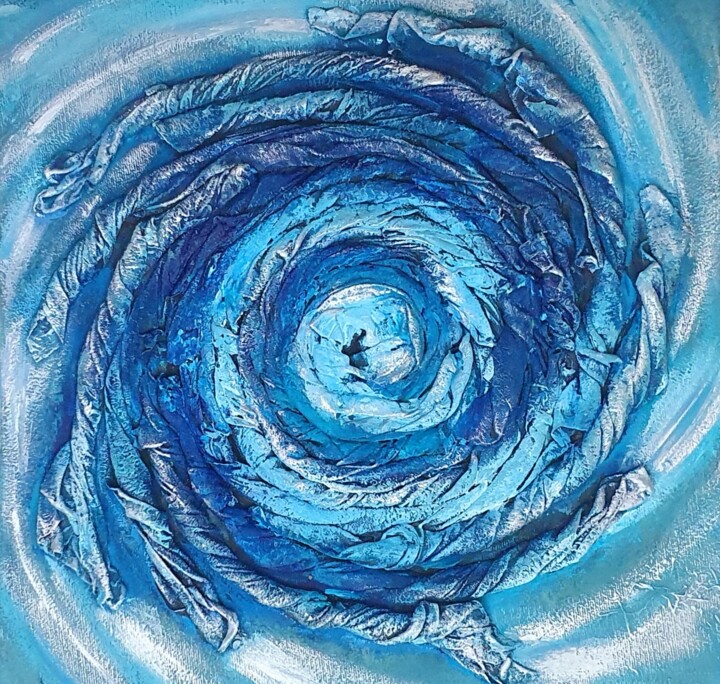 Картина под названием "Северный поток" - Ольга Зарицкая, Подлинное произведение искусства, Акрил
