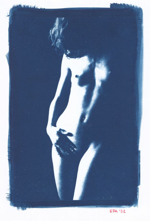 Fotografia intitolato "Mistero di donna #4" da Emanuela Rizzo Eraphotoart, Opera d'arte originale, fotografia a pellicola
