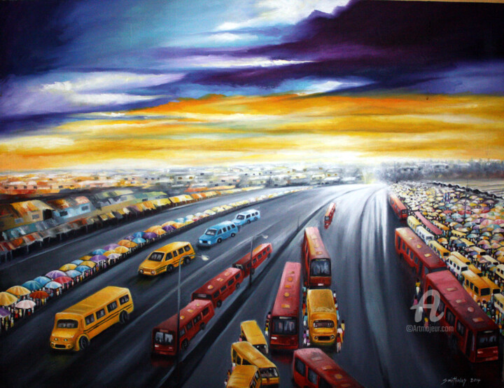 Painting titled "smith-ola-oil-on-ca…" by Olaoluwa Smith, Original Artwork, Oil