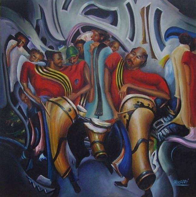Картина под названием "PALERMO" - Eduardo Olaverri, Подлинное произведение искусства