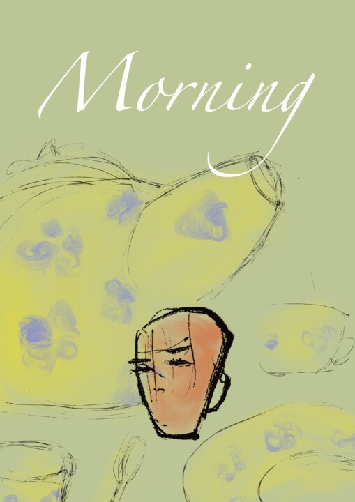 Arts numériques intitulée "Morning mood over a…" par Oleg Khe, Œuvre d'art originale, Peinture numérique