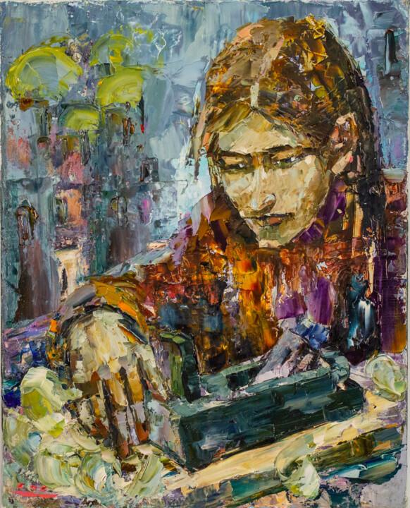 Картина под названием "The Carpenter's Son…" - Oleg Sharapanovsky, Подлинное произведение искусства, Масло