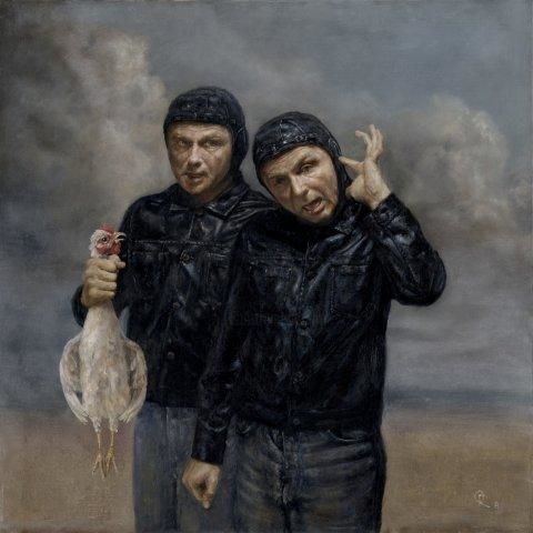 Painting titled "Mute shout" by Oleg Radvan, Original Artwork, Oil