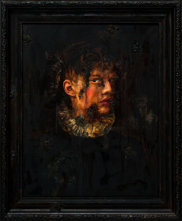 Painting titled "Oleksandr Balbyshev…" by Oleksandr Balbyshev, Original Artwork, Oil Mounted on Wood Stretcher frame