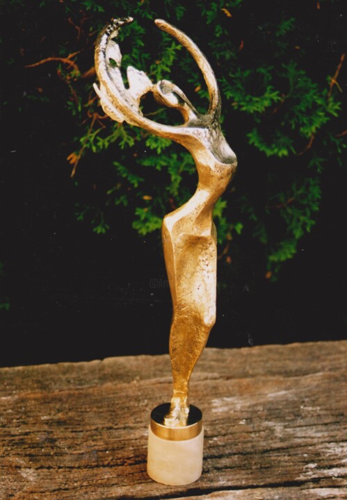 Sculpture titled "gymnastics" by Oleksandr Kovalskyi, Original Artwork, Bronze