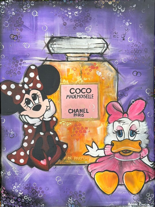Peinture intitulée ""Chanel flavor"" par Olena Bunina (Helena Bunina), Œuvre d'art originale, Acrylique