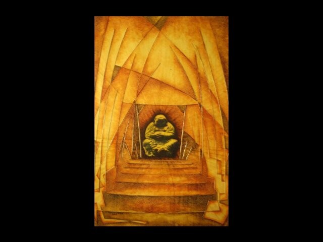 "Buda" başlıklı Tablo Oleos Heiko tarafından, Orijinal sanat, Petrol