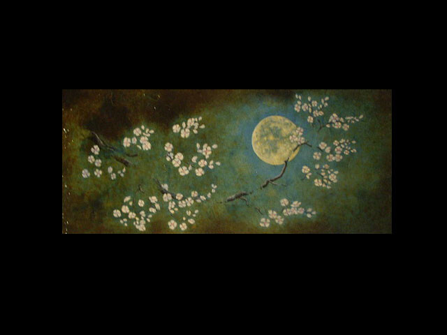 Pintura titulada "Luna llena" por Oleos Heiko, Obra de arte original, Otro