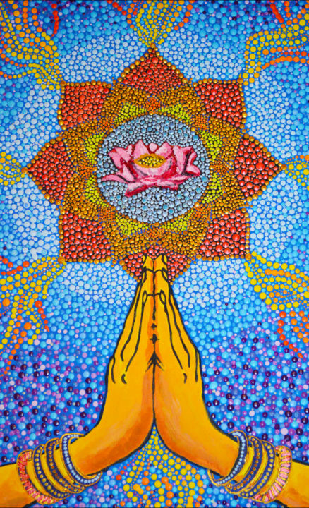 Namaste Hands Lotus