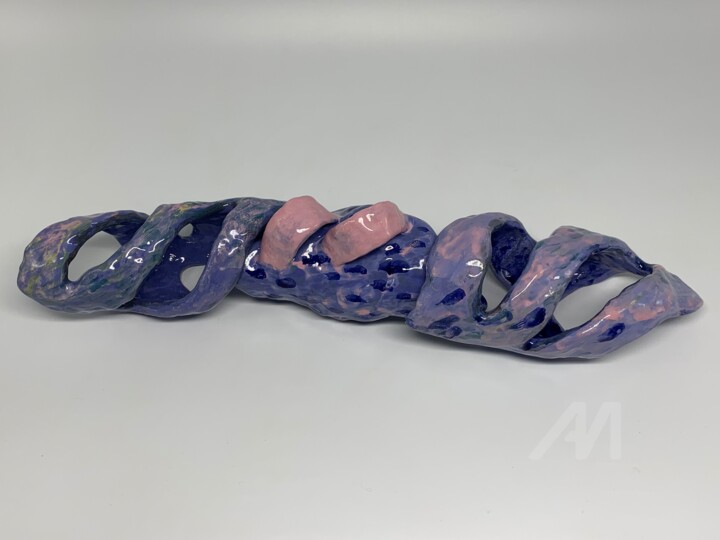 Sculpture titled "Baguette" by Olesia Dvorak-Galik, Original Art, Clay