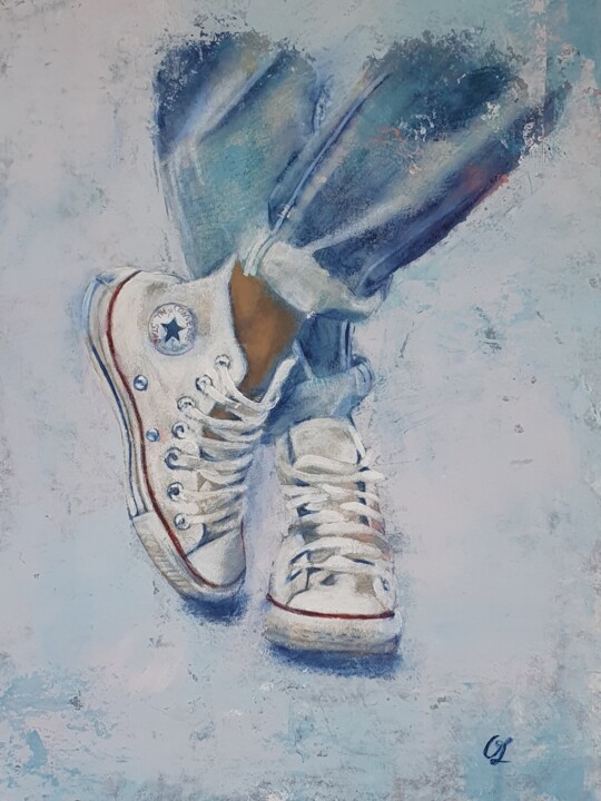Converse, Painting by Olesya Izmaylova | Artmajeur