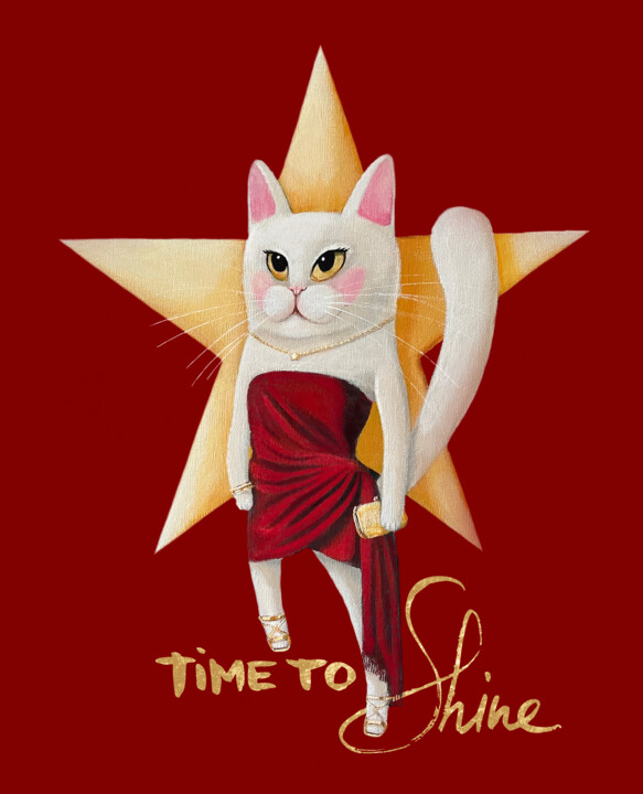 Digital Arts titled "Time to shine! - di…" by Olesya Izmaylova, Original Artwork, Digital Painting