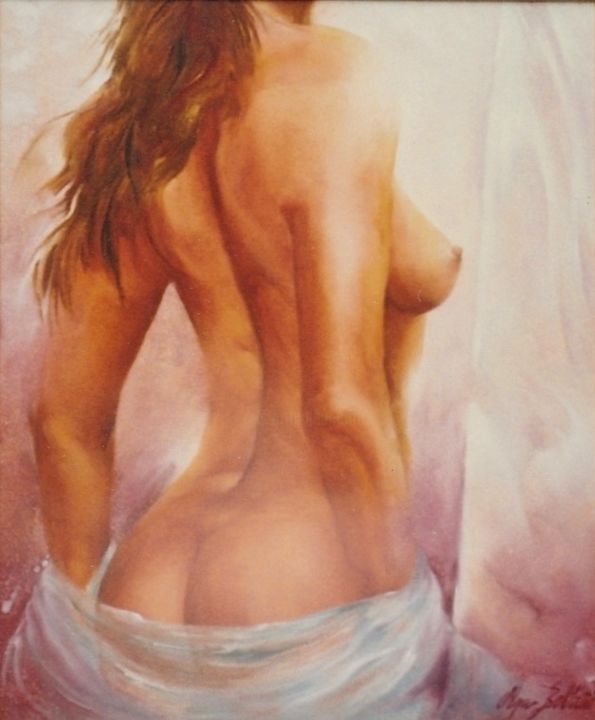 Painting titled ""Beleza Natural"" by Olga Beltrão, Original Artwork, Oil