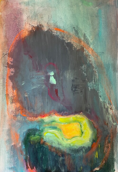 Картина под названием "The Beginning" - Olga Polianska, Подлинное произведение искусства, Масло