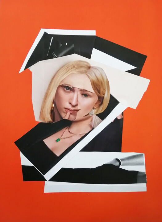 Collages titled "Generation Z." by Olga Stupina, Original Artwork, Collages